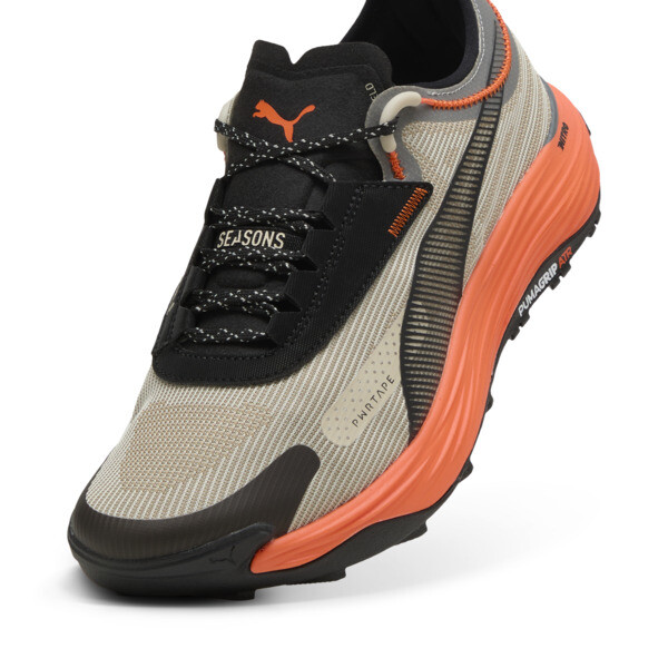 Voyage NITRO™ 3 Trail Running Shoes Men, Desert Dust-Flame Flicker-PUMA Black, large-ZAF