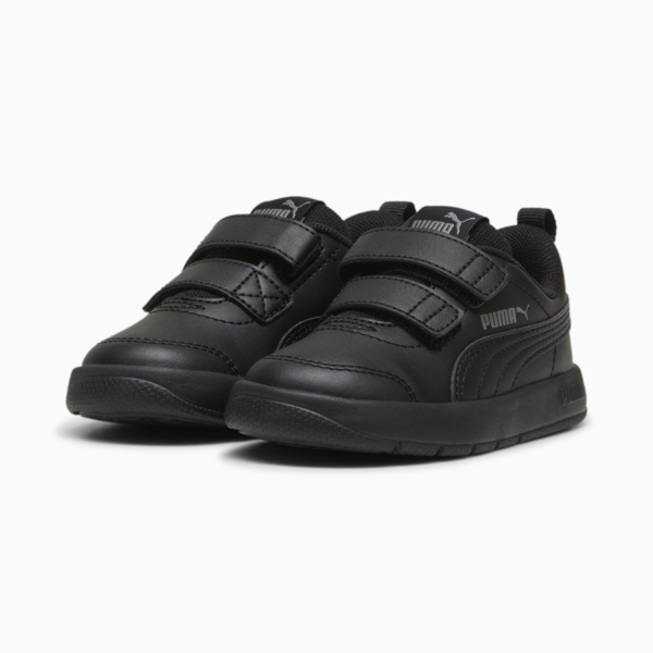 Courtflex V3 Sneakers Toddlers, PUMA Black-PUMA Black-Cast Iron, large-MEX