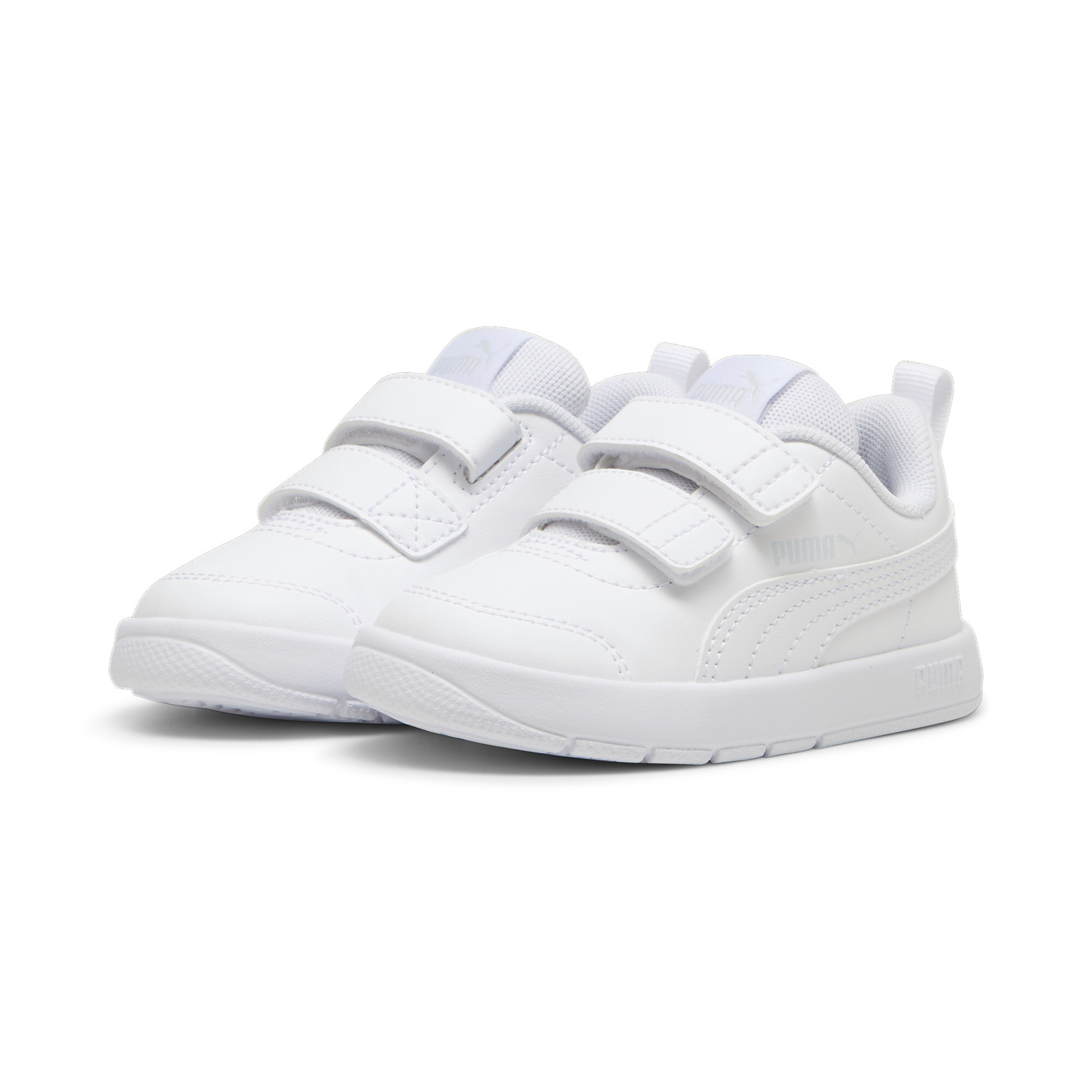 Puma Courtflex V3 Sneakers Toddlers, White, Size 22, Shoes