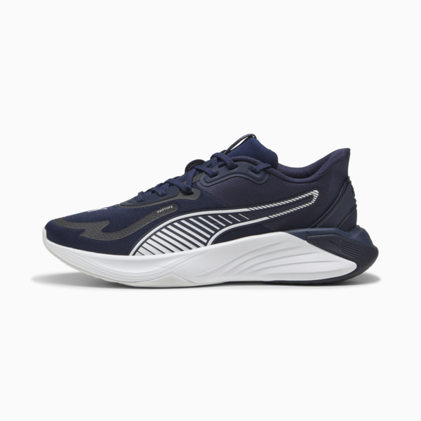 PWR Hybrid Training Shoes, PUMA Navy-PUMA White-Feather Gray, large-ZAF