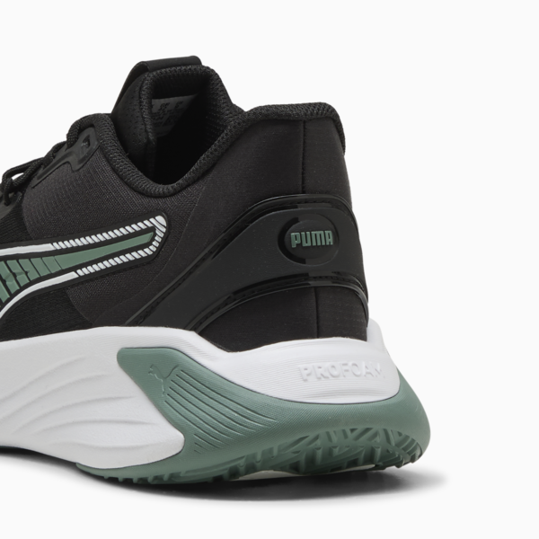 PWR Hybrid Training Shoes, PUMA Black-Green Moon-PUMA White, large-ZAF