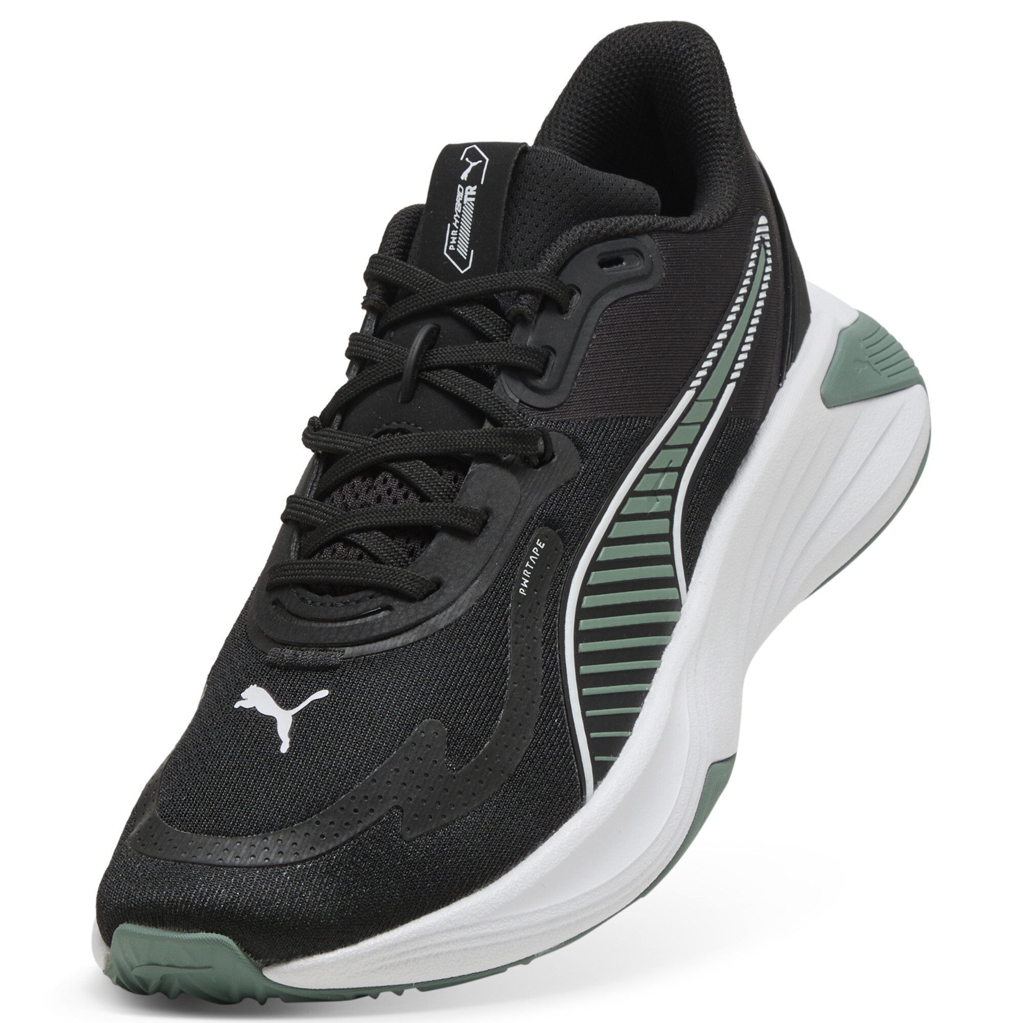 PWR Hybride trainingsschoenen, Groen/Zwart/Wit, Maat 37 | PUMA