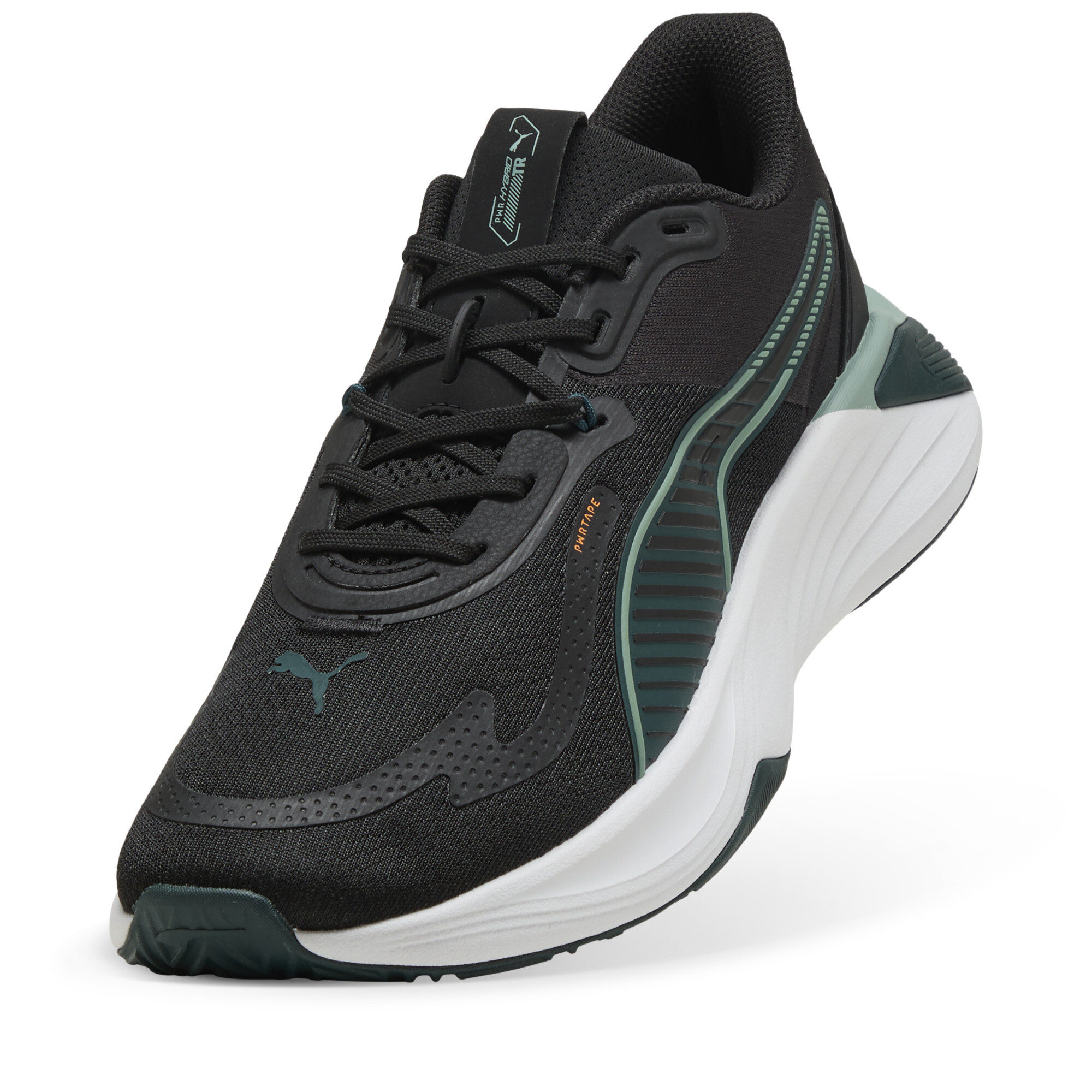 PUMA PWR Hybride trainingsschoenen, Groen/Zwart, Maat 43 thumbnail 3