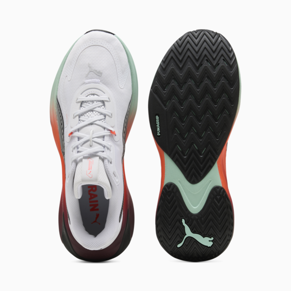 PWR Hybrid Training Shoes, PUMA White-Glowing Red-Ruby Shimmer-Mint Melt, large-ZAF