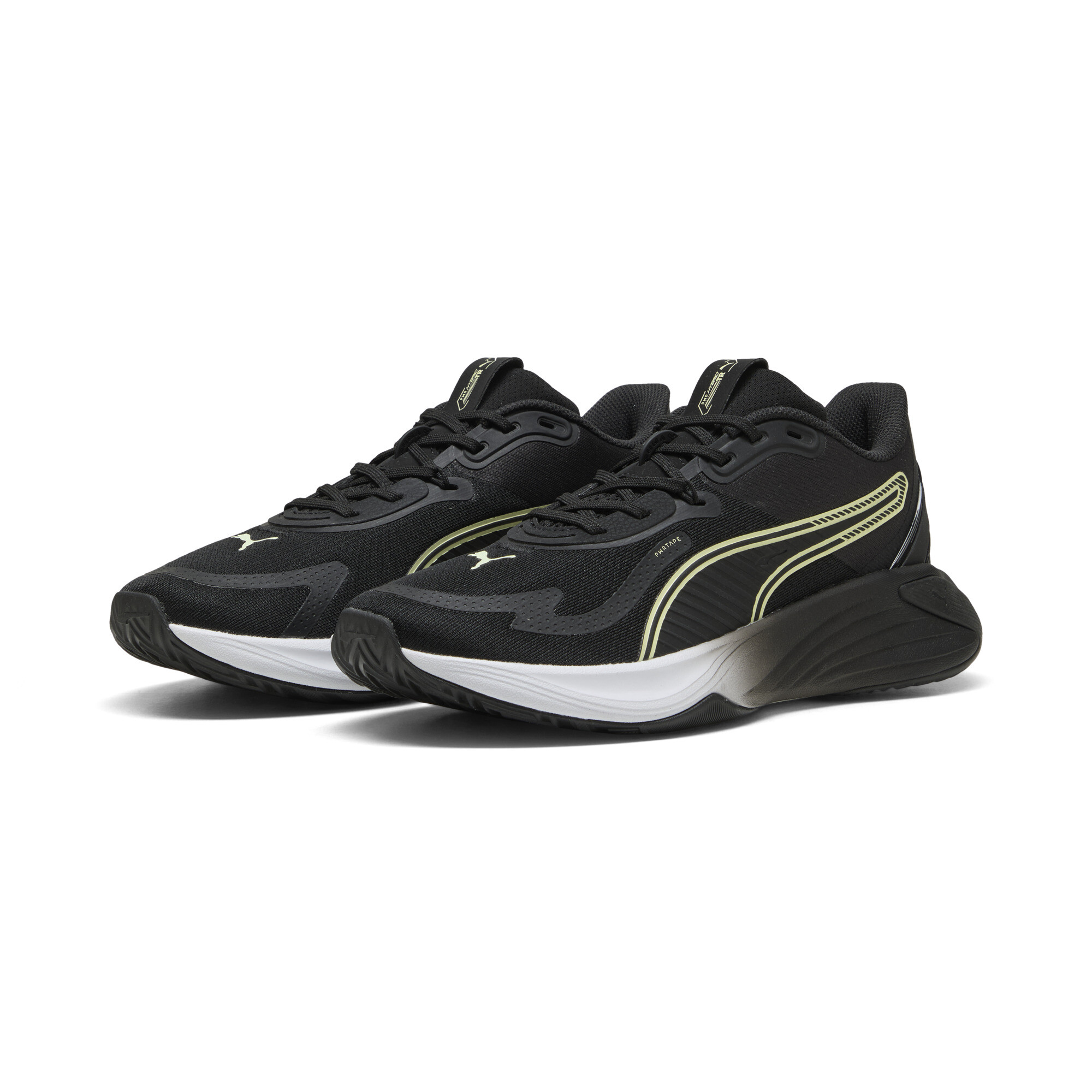 PUMA PWR Hybride trainingsschoenen, Zwart/Wit, Maat 37,5 thumbnail 7