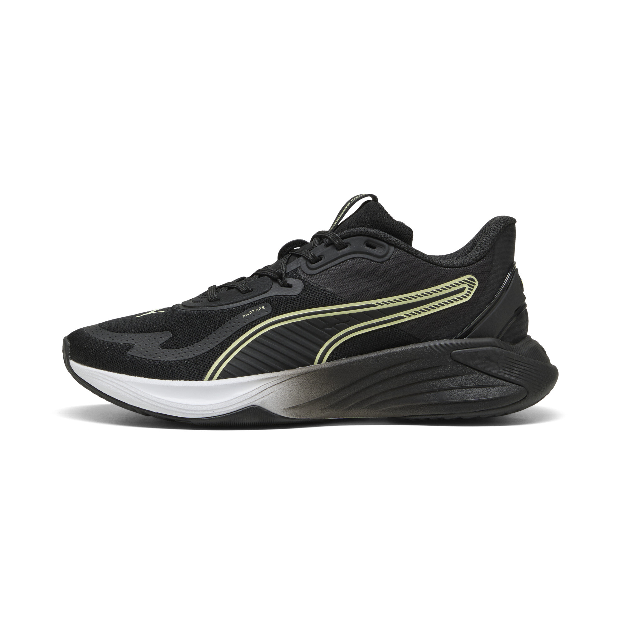 PUMA PWR Hybride trainingsschoenen, Zwart/Wit, Maat 37,5