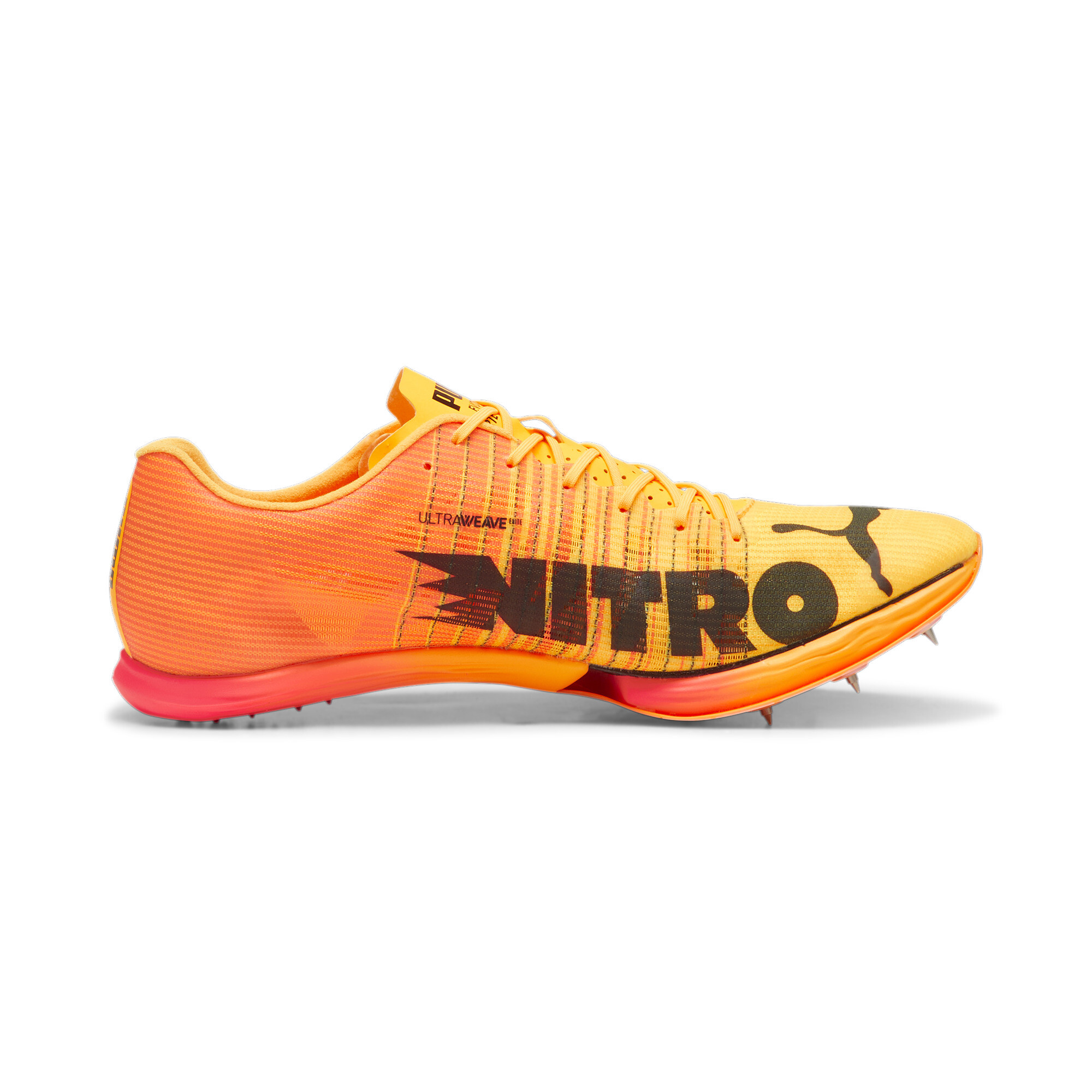 Puma Evo SPEED Forte NITRO Elite Track And Field Shoes, Orange, Size 46.5, Shoes