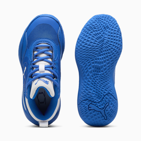 Playmaker Pro Basketball Shoes Kids, PUMA Team Royal-PUMA White, large-MEX