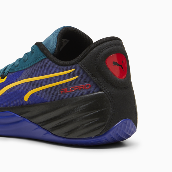 Zapatillas de basketball All-Pro NITRO™ Crowd Craze, Lapis Lazuli-Cold Green-PUMA Black, large-ARG