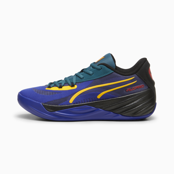 Zapatillas de basketball All-Pro NITRO™ Crowd Craze, Lapis Lazuli-Cold Green-PUMA Black, large-ARG