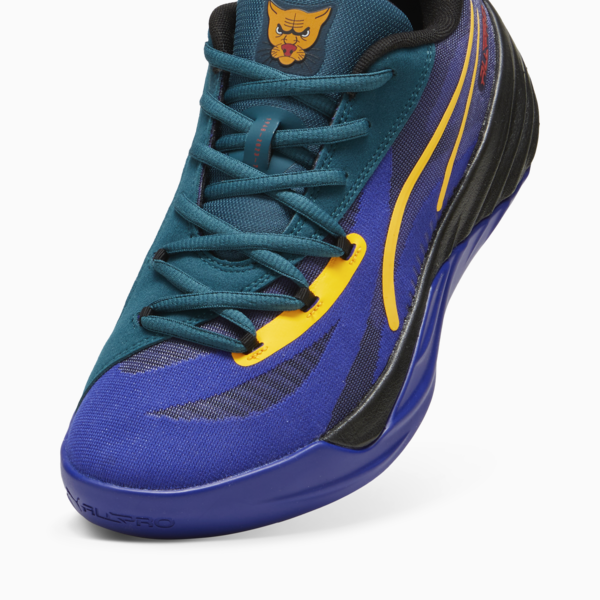 Zapatillas de basketball All-Pro NITRO™ Crowd Craze, Lapis Lazuli-Cold Green-PUMA Black, large-ARG