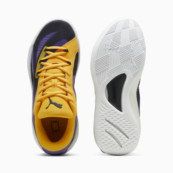 Tenis de basquetbol All-Pro NITRO 2 Crowd Craze, Team Violet-Yellow Sizzle-PUMA White, large-MEX