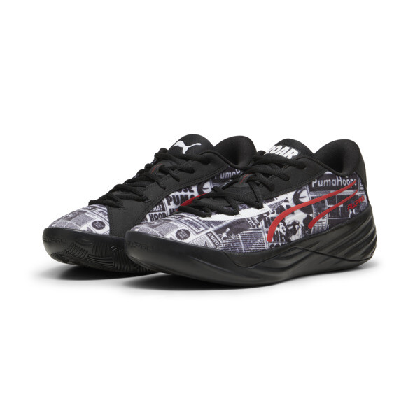 Zapatillas de basketball All-Pro NITRO™ 2 Media Day, PUMA Black-PUMA White-For All Time Red, large-ARG