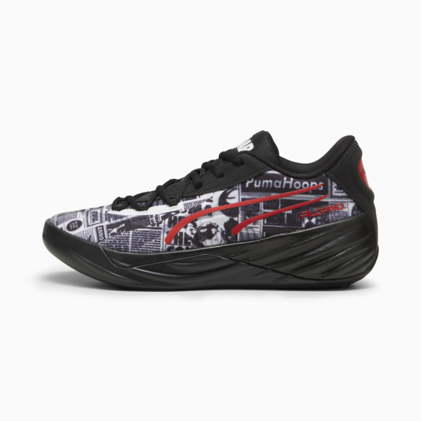 Zapatillas de basketball All-Pro NITRO™ 2 Media Day, PUMA Black-PUMA White-For All Time Red, swatch-ARG