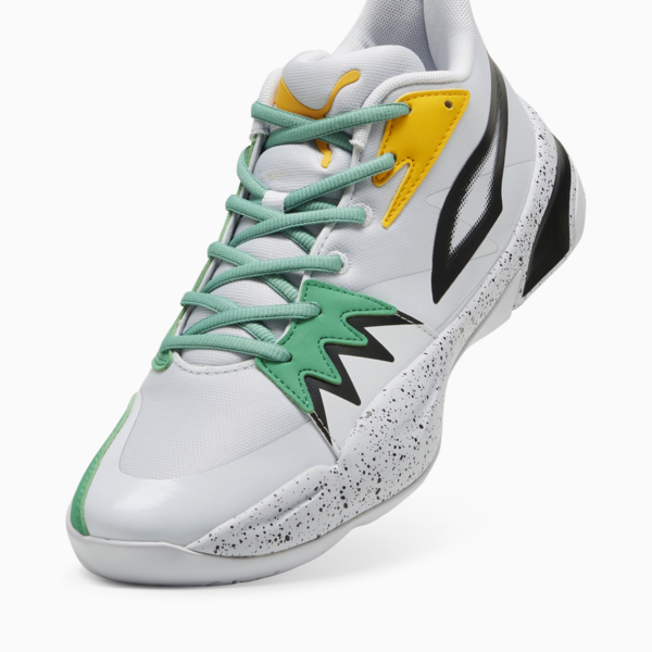 Genetics Speckle Basketball Shoes Unisex, PUMA Black-Silver Mist-Jade Frost, large-ZAF