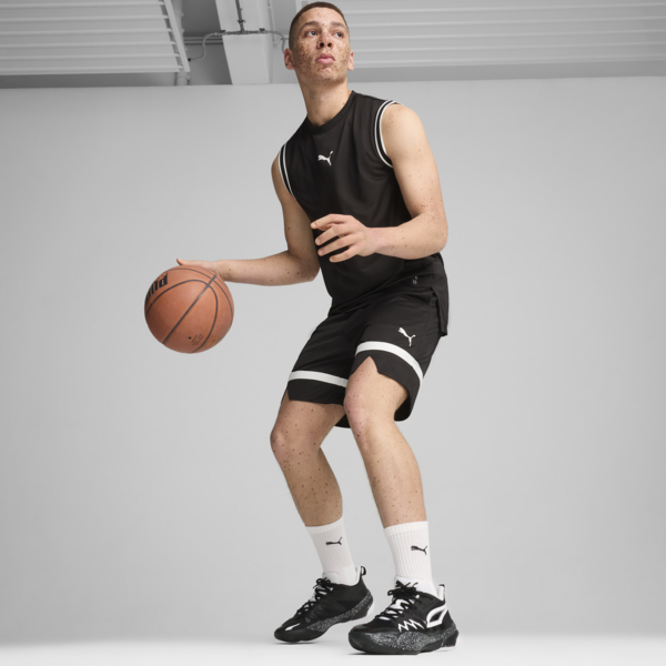 Zapatillas de basketball Genetics Speckle unisex, PUMA Black-PUMA White, large-ARG