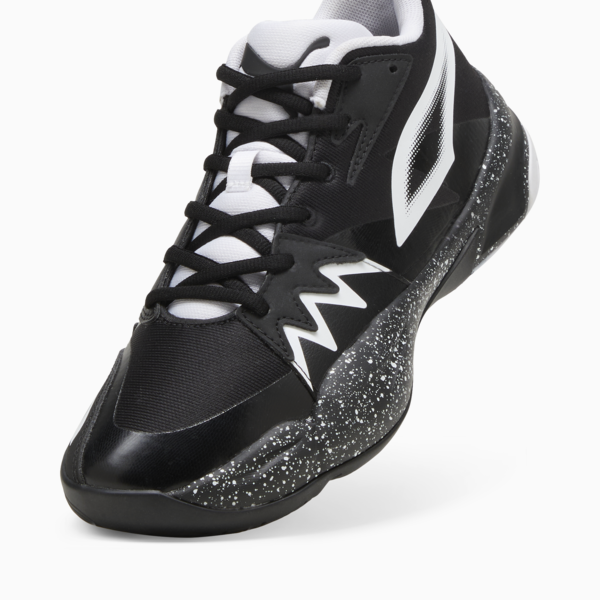 Zapatillas de basketball Genetics Speckle unisex, PUMA Black-PUMA White, large-ARG