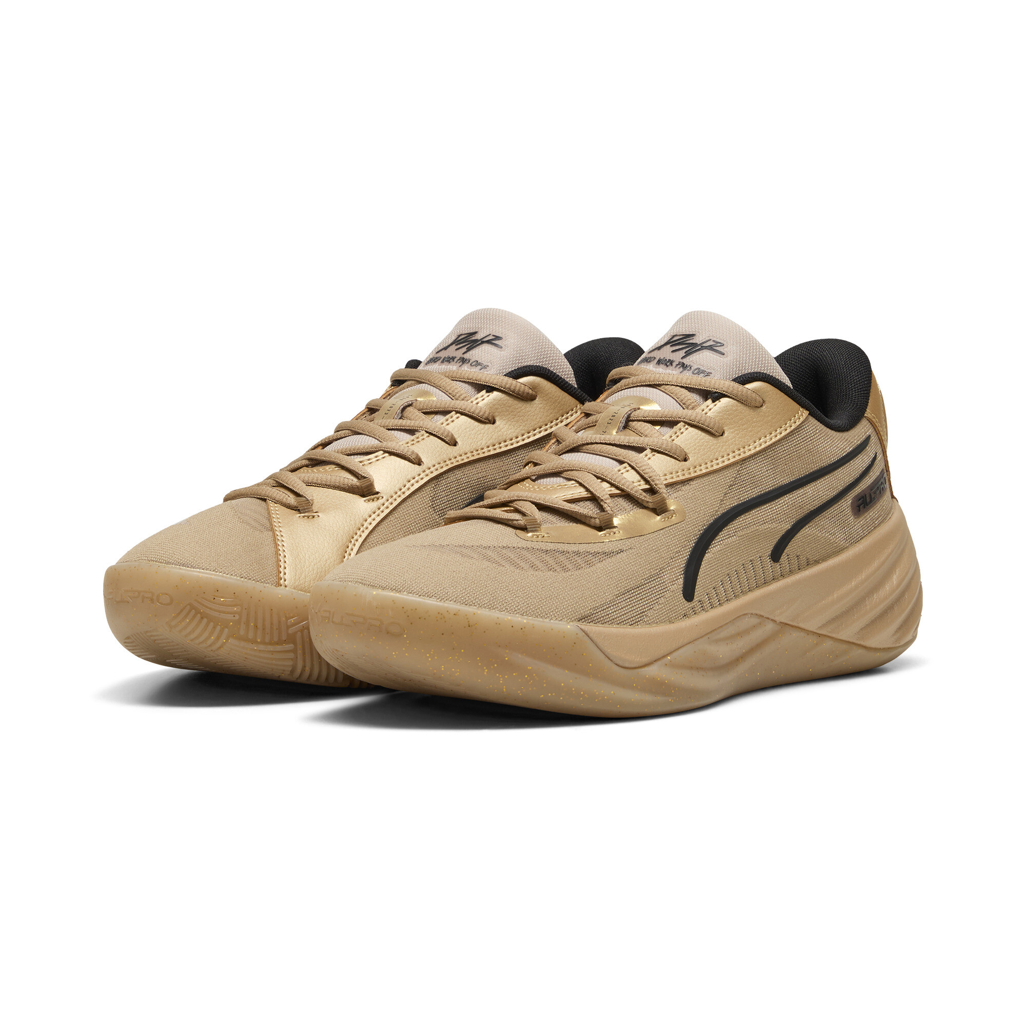 Puma Schröder All-Pro NITRO™ Basketball Shoes, Gold, Size 46, Shoes