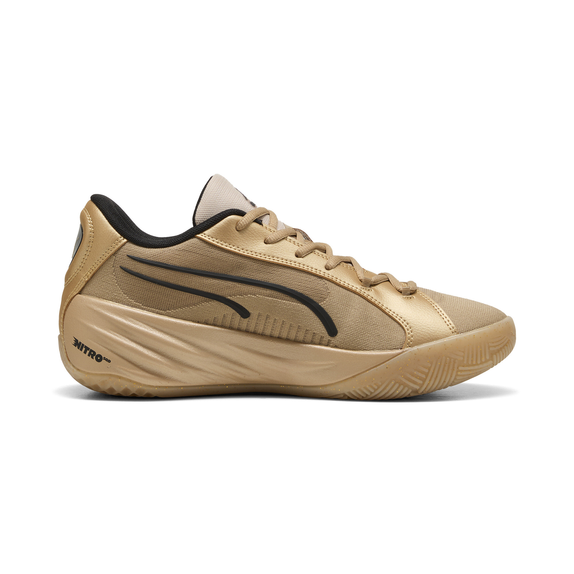 Puma Schröder All-Pro NITRO™ Basketball Shoes, Gold, Size 46, Shoes