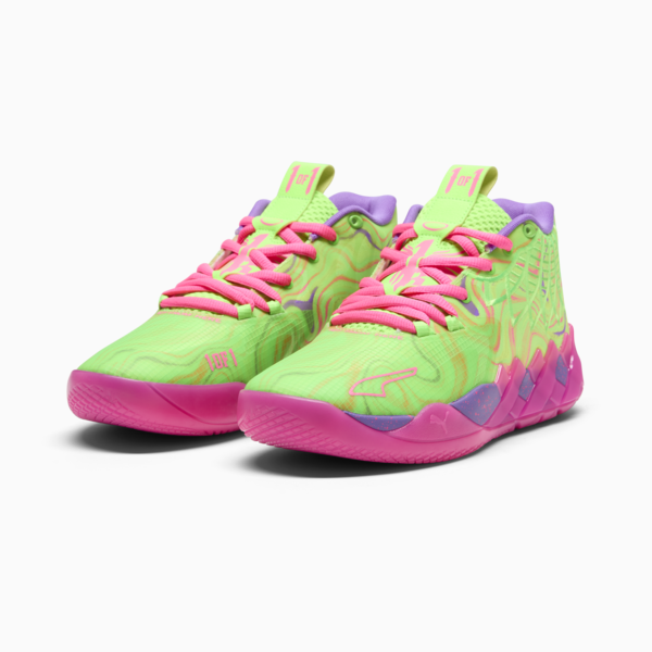 Zapatillas de básquet MB.01 Inverse Toxic, Purple Glimmer-KNOCKOUT PINK-Green Gecko, large-ARG