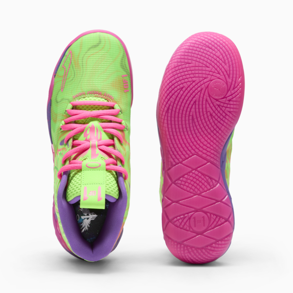 Zapatillas de básquet MB.01 Inverse Toxic, Purple Glimmer-KNOCKOUT PINK-Green Gecko, large-ARG