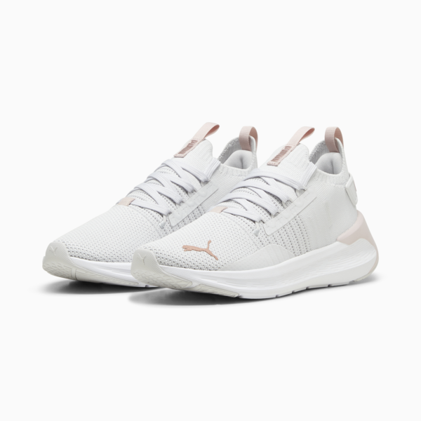 Tenis mujer running SOFTRIDE Symmetry Fuzion, Feather Gray-Mauve Mist-Rose Gold, large-MEX