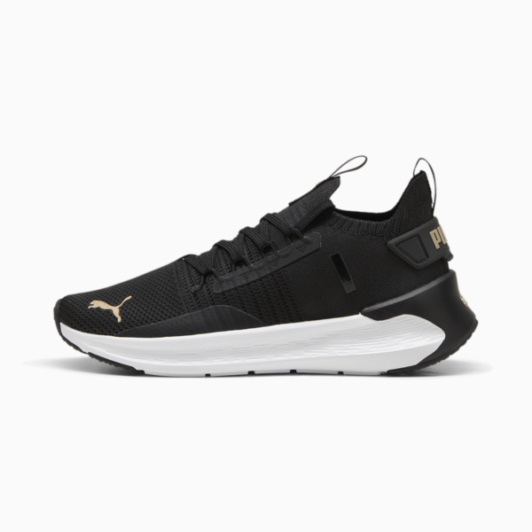 Tenis mujer running SOFTRIDE Symmetry Fuzion, PUMA Black-PUMA Gold, large-MEX