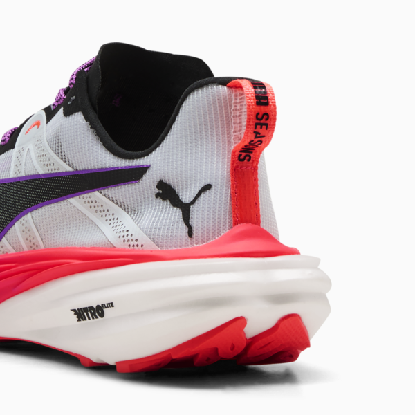 Deviate NITRO™ Elite Trail Running Shoes Women, PUMA White-Glowing Red-Pure Magenta, large-ZAF