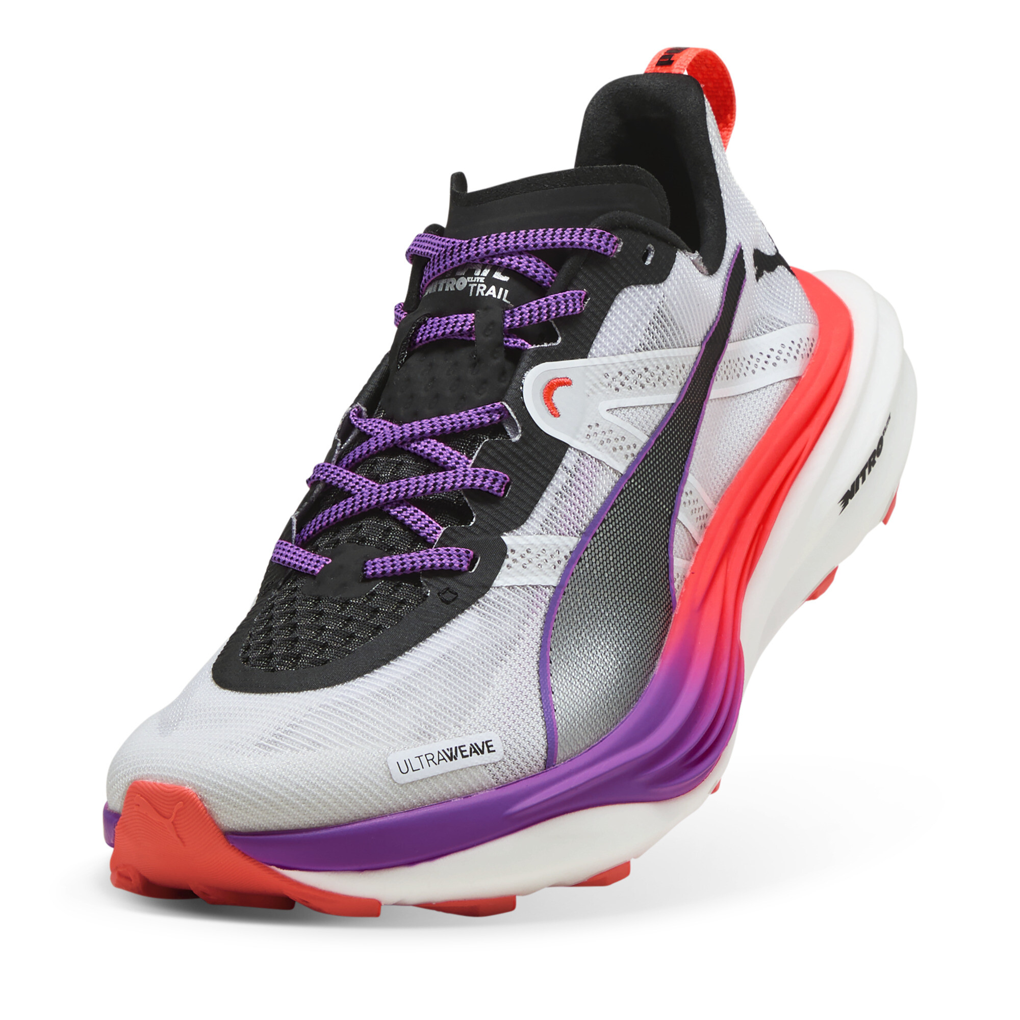 PUMA Deviate NITRO™ Elite trailrunningschoenen voor Dames, Wit/Rood