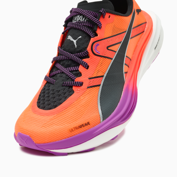 Deviate NITRO™ Elite Trail Running Shoes Women, Glowing Red-PUMA Black-Pure Magenta, large-ZAF