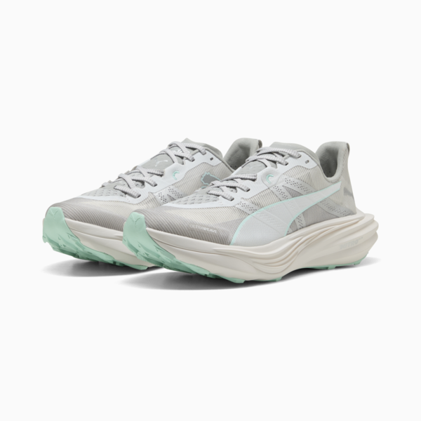 Deviate NITRO™ Elite Trail Running Shoes Women, Feather Gray-Mint Melt, large-ZAF