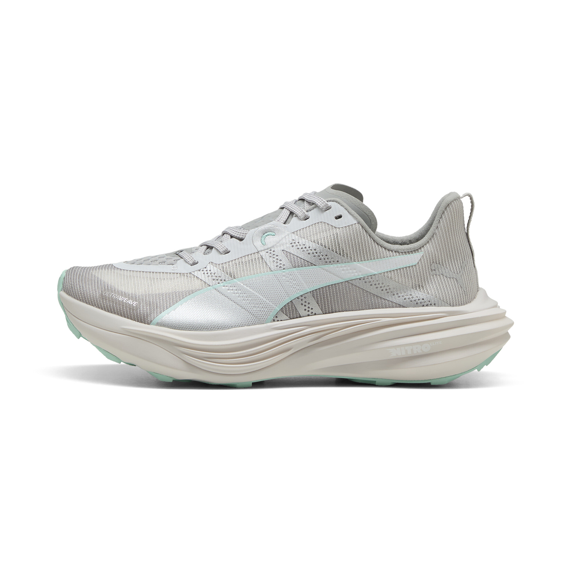 Puma Deviate NITRO™ Elite Trail-Laufschuhe Damen | Feather Gray/Mint Melt | Größe: 37