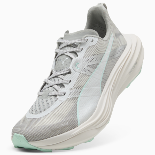Deviate NITRO™ Elite Trail Running Shoes Women, Feather Gray-Mint Melt, large-ZAF
