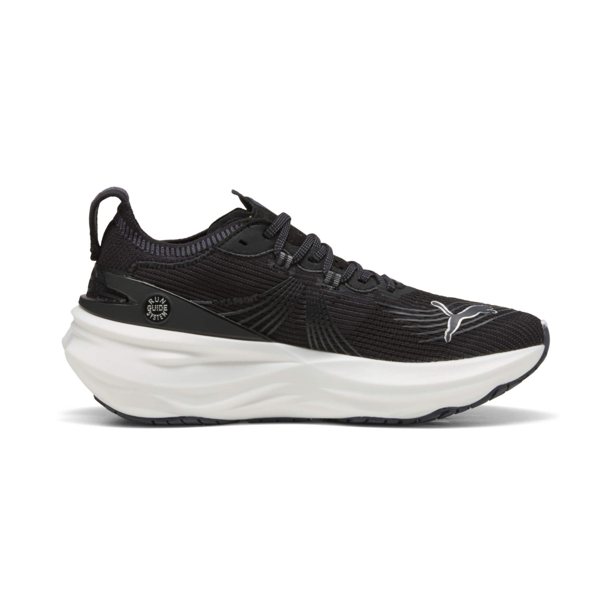PUMA ForeverRun NITROâ¢ 2 hardloopschoenen voor Dames, Zwart/Wit, Maat 36 thumbnail 3
