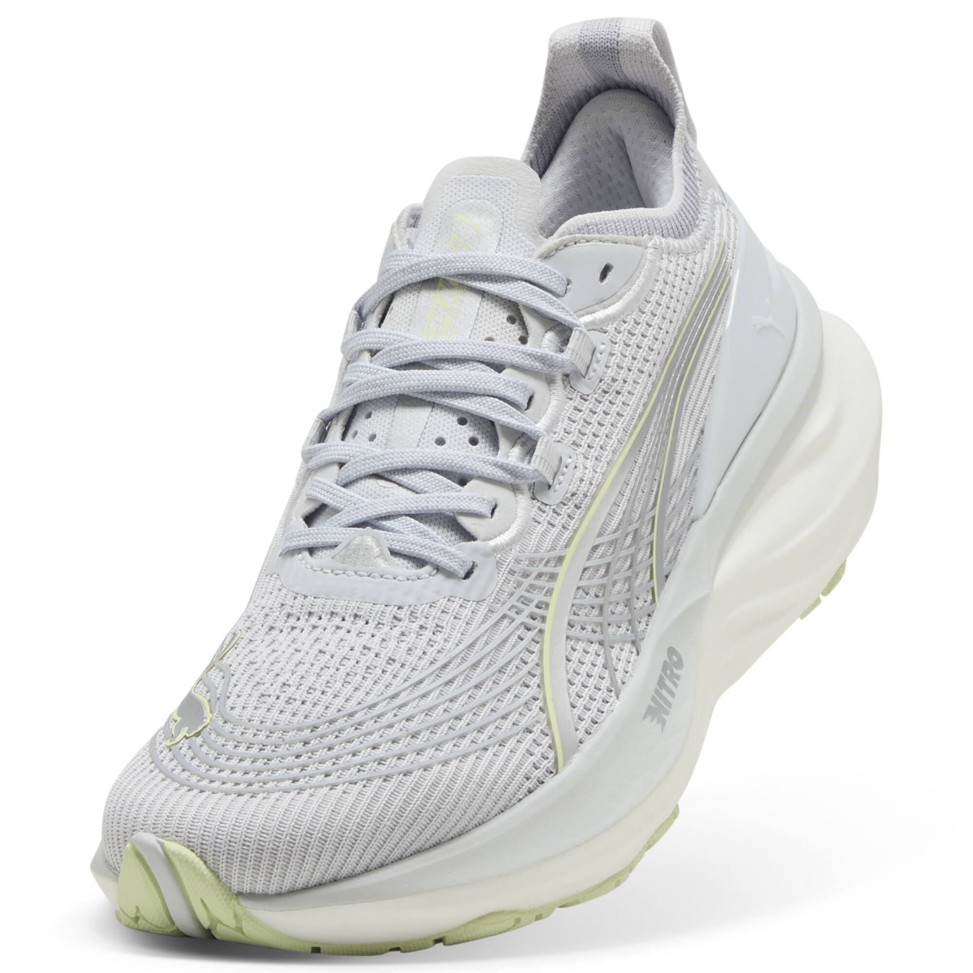 PUMA ForeverRun NITRO™ 2 hardloopschoenen voor Dames, Zilver, Maat 36 thumbnail 2