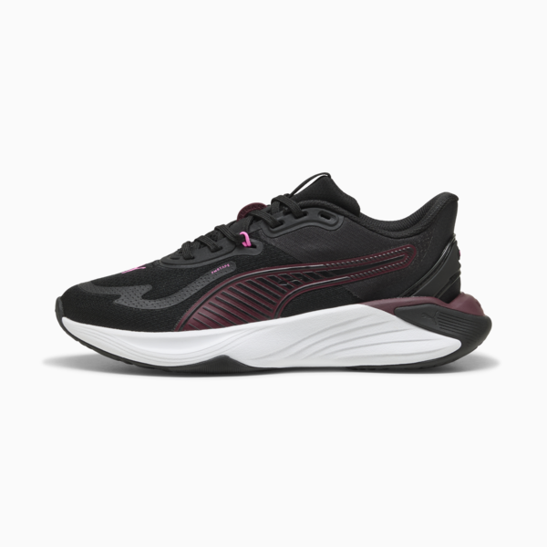 PWR Hybrid Training Shoes Women, PUMA Black-Ruby Shimmer-Pink Pixel, large-ZAF