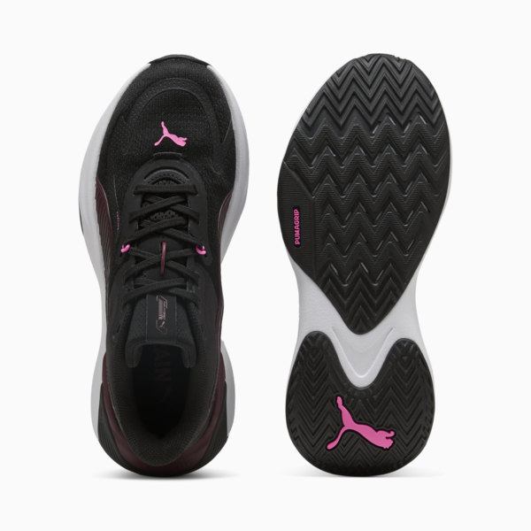 PWR Hybrid Training Shoes Women, PUMA Black-Ruby Shimmer-Pink Pixel, large-ZAF