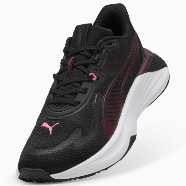 PWR Hybrid Training Shoes Women, PUMA Black-Ruby Shimmer-Pink Pixel, large-ZAF