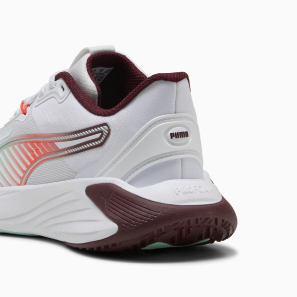 PWR Hybrid Training Shoes Women, PUMA White-Ruby Shimmer-Mint Melt-Glowing Red, large-ZAF