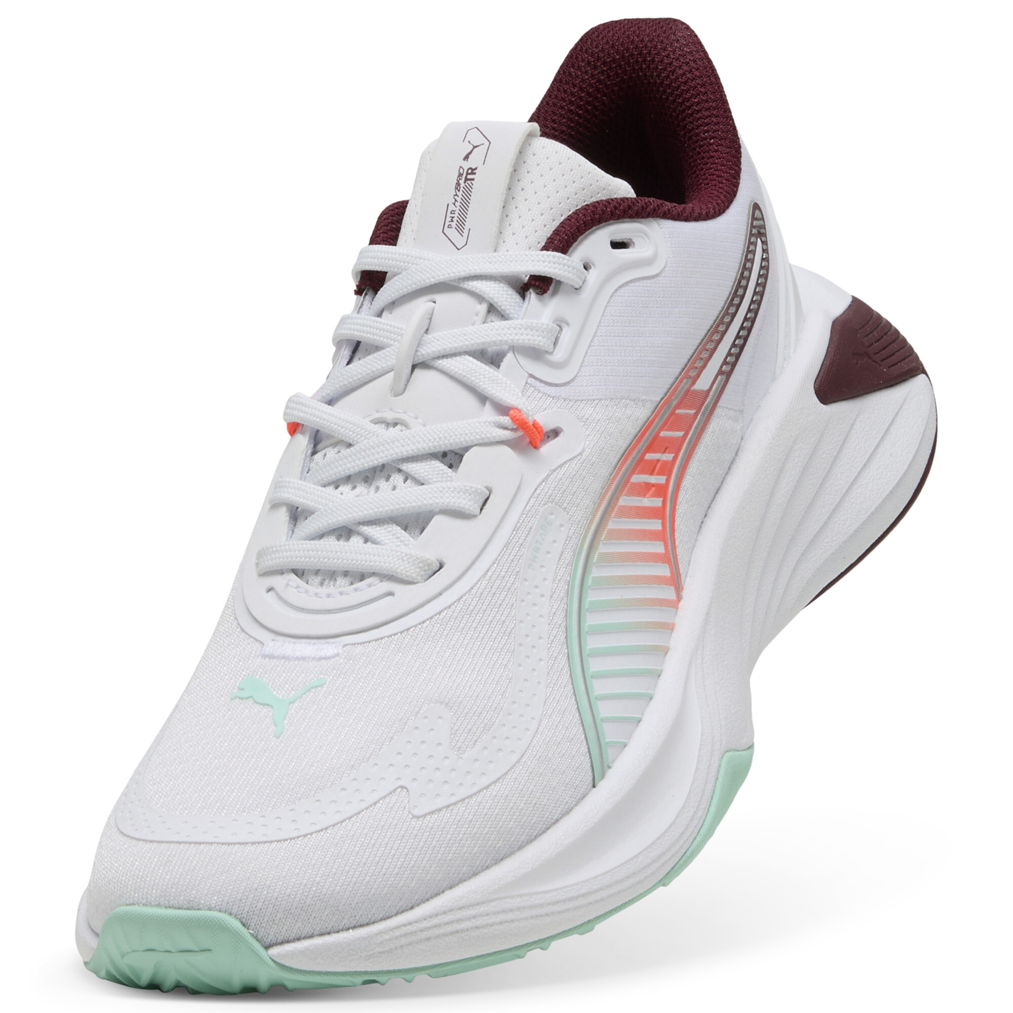PUMA PWR Hybrid trainingsschoenen voor Dames, Wit, Maat 37 thumbnail 2