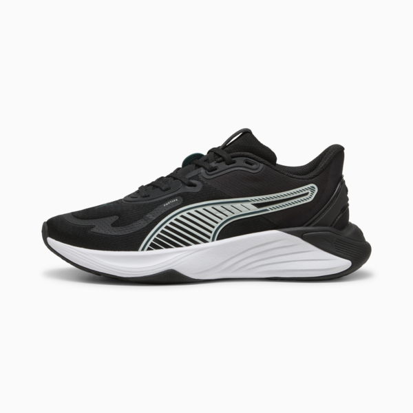 PWR Hybrid Training Shoes Women, PUMA Black-Sage Frost-Green Terrain, large-ZAF