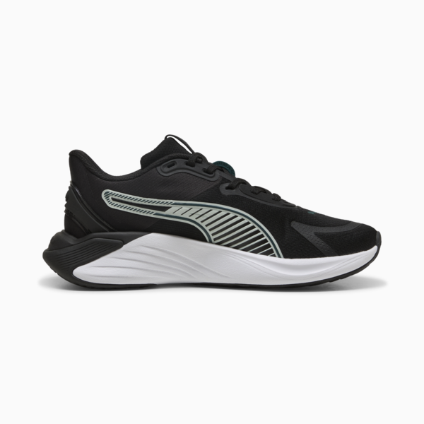 PWR Hybrid Training Shoes Women, PUMA Black-Sage Frost-Green Terrain, large-ZAF