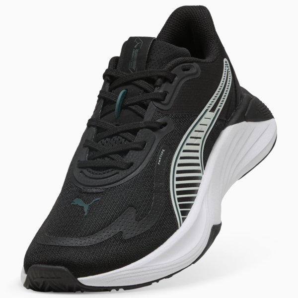 PWR Hybrid Training Shoes Women, PUMA Black-Sage Frost-Green Terrain, large-ZAF
