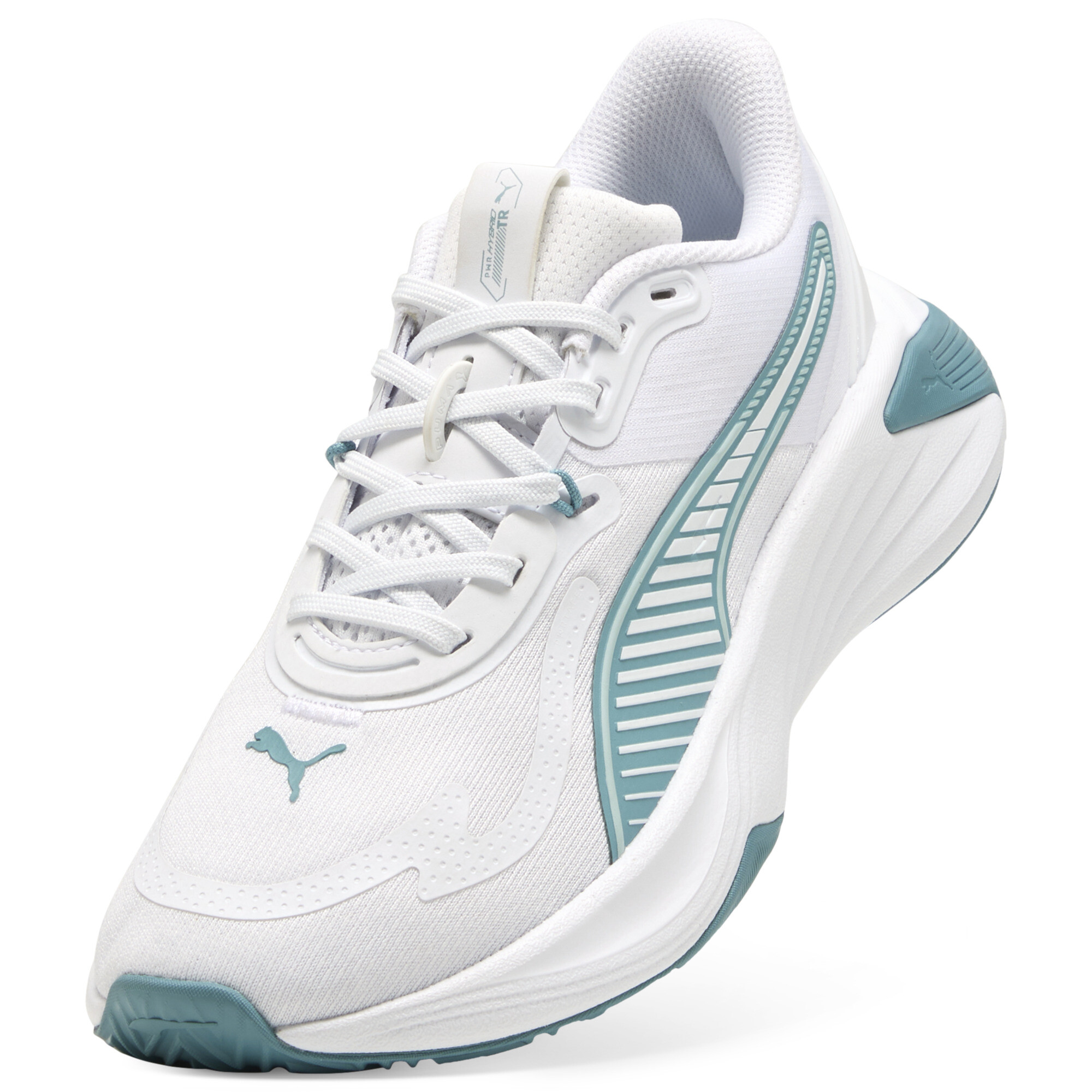 PUMA PWR Hybrid trainingsschoenen voor Dames, Blauw/Wit, Maat 40,5 thumbnail 2