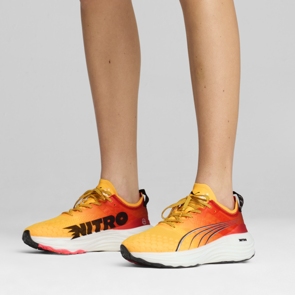 Tenis de running Mujer ForeverRun NITRO, Sun Stream-Sunset Glow-PUMA White, large-MEX