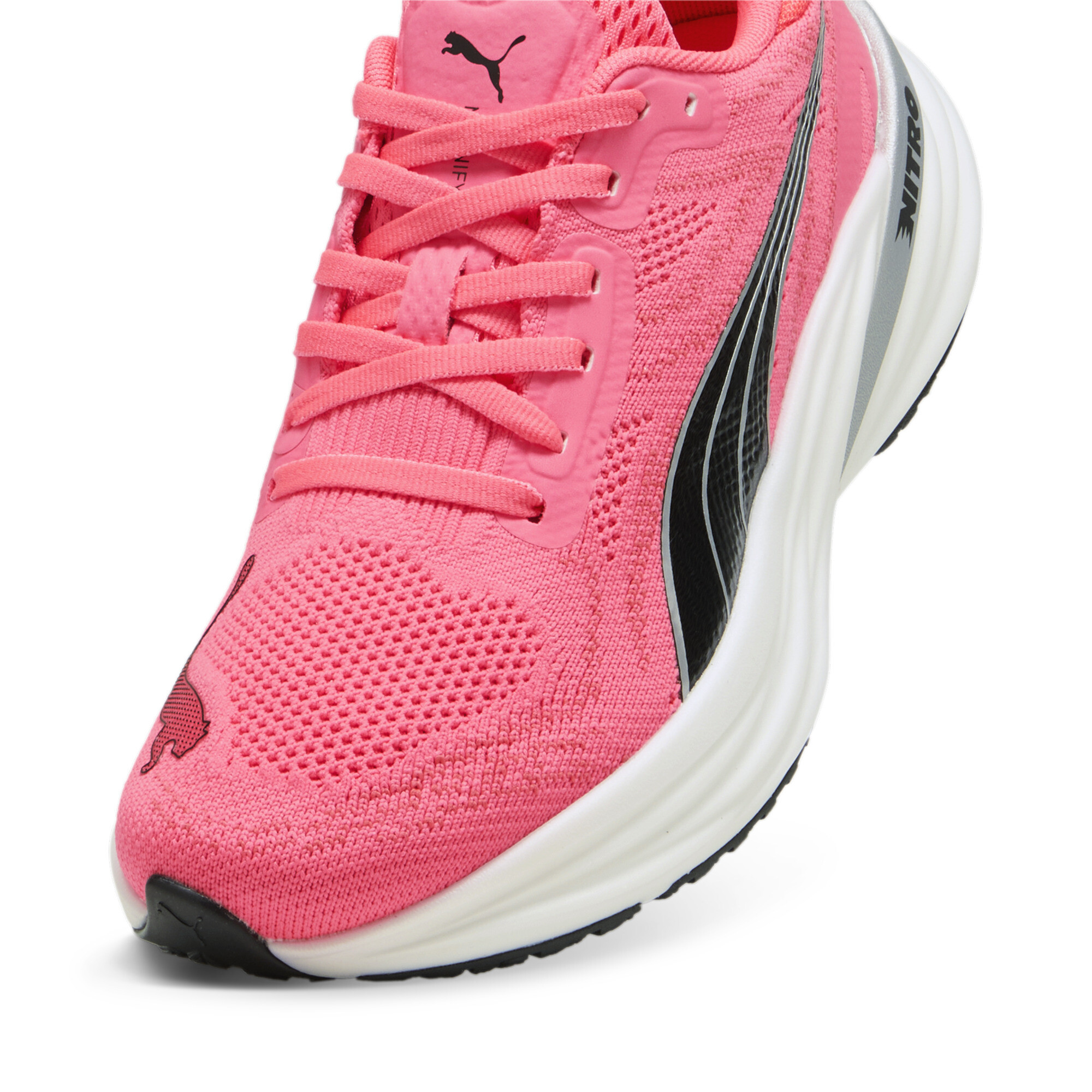 Women's Puma Magnify NITRO™ 2 Running Shoes, Pink, Size 40, Sports