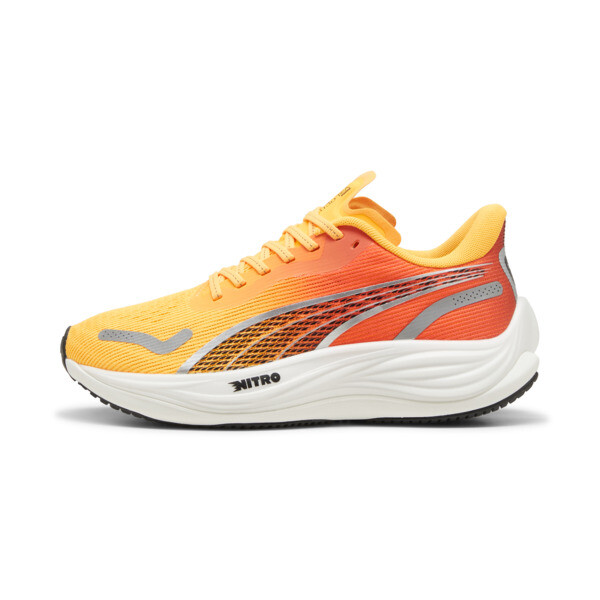 PUMA Velocity NITROâ¢ 3 FADE Women's Running Shoes in Sun Stream/Sunset Glow/White - 310484_01
