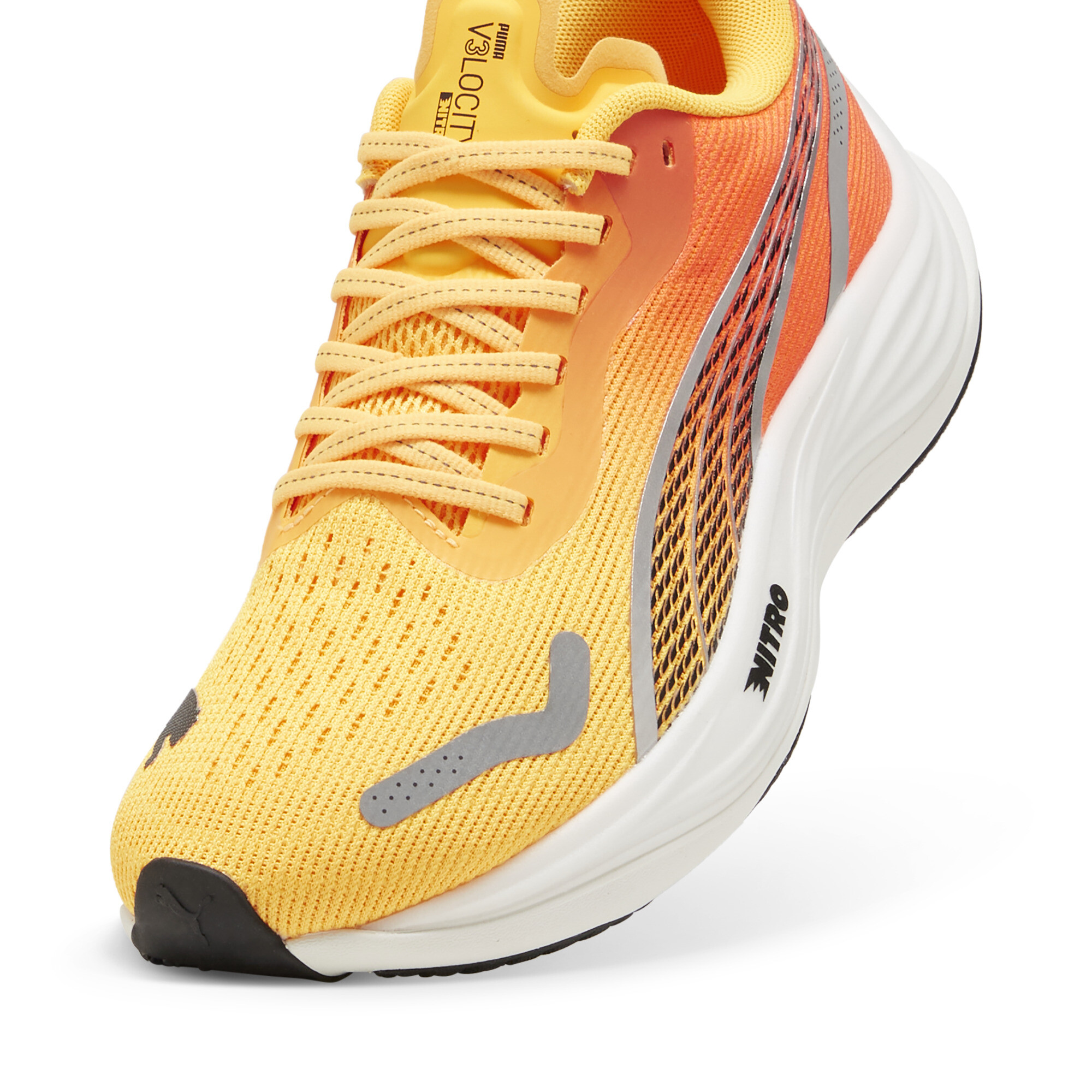 Women's PUMA Velocity NITRO™ 3 Running Shoes Women In Orange, Size EU 36