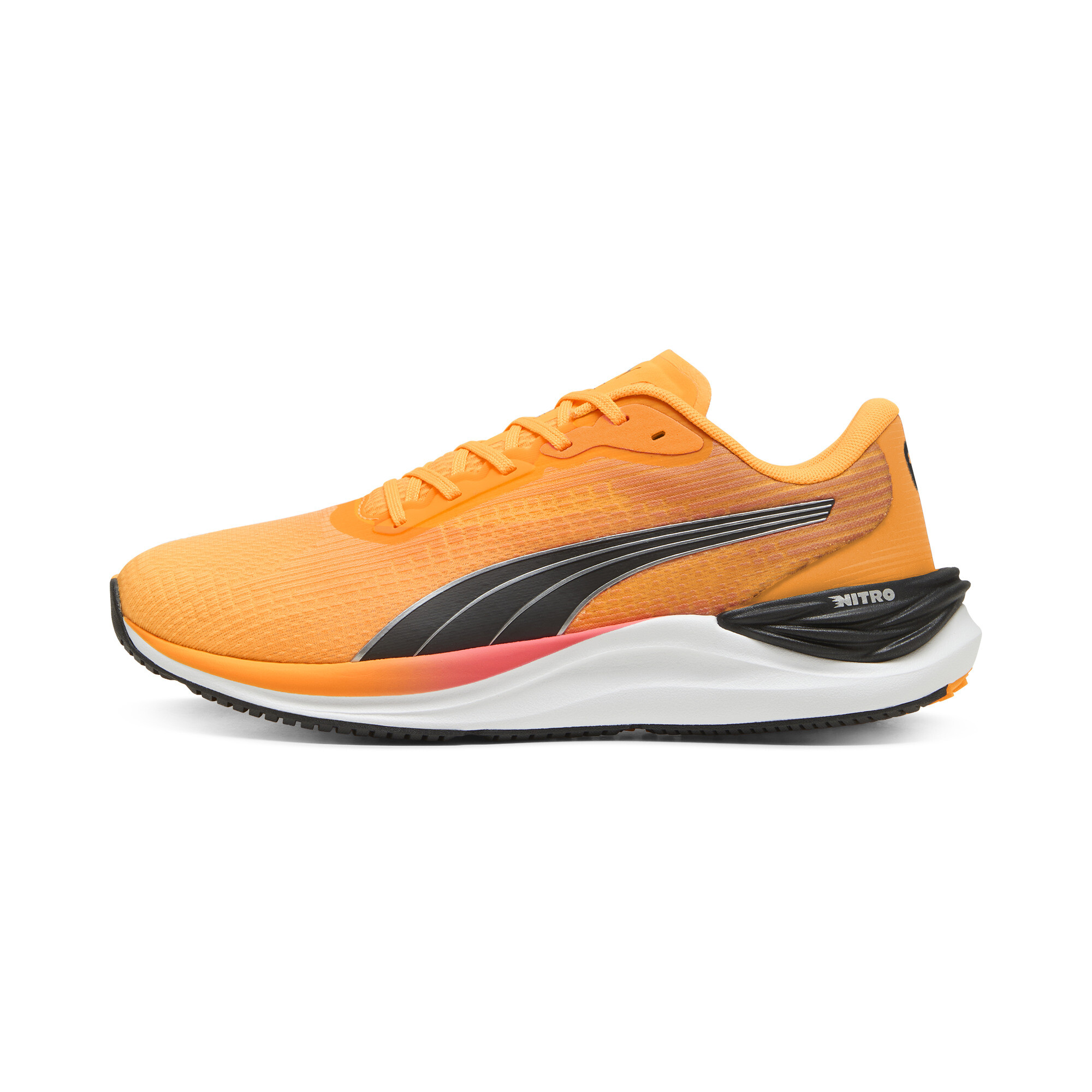 Puma Electrify NITRO™ 3 Laufschuhe Herren | Sun Stream/Sunset Glow/White | Größe: 40.5