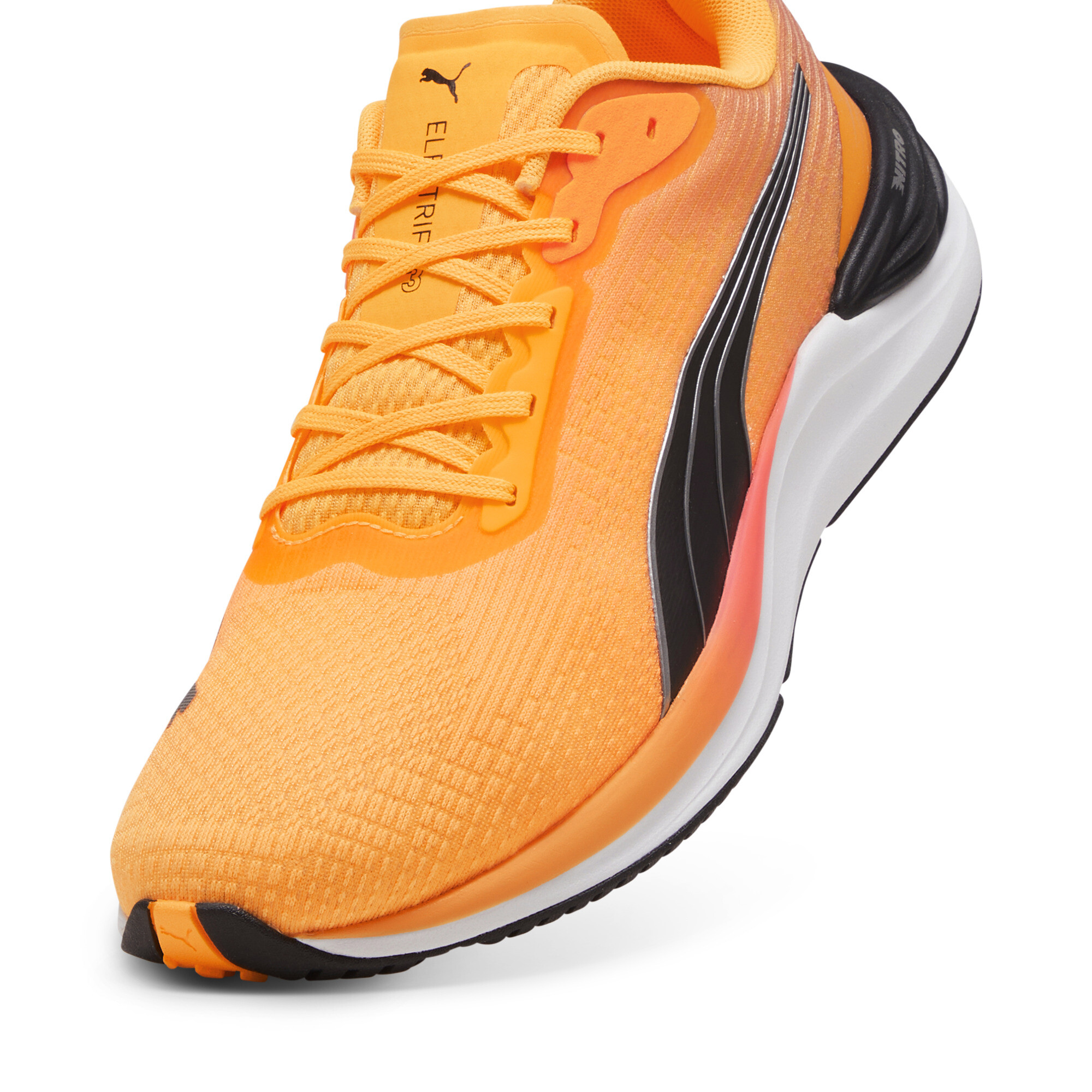 Men's Puma Electrify NITRO™ 3 Running Shoes, Orange, Size 45, Sports